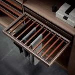 رک جای شلوار کشویی عرض 760-768 میلی ‌متر موکا رونیا مدل 6090480 سری رالفی