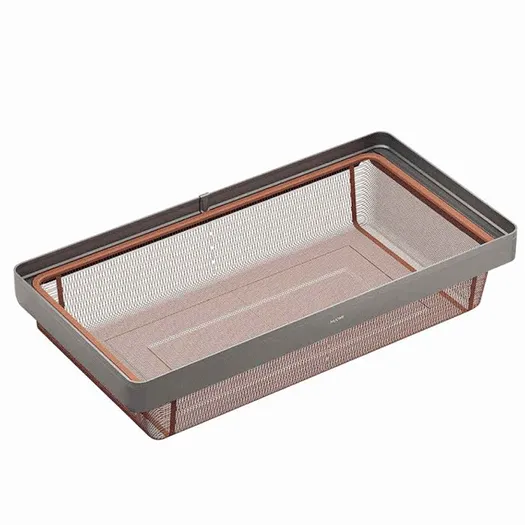 خرید کشو لباس سبد توری طوسی رونیا مدل 6120190 سری رالفی