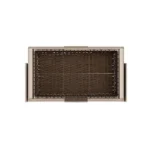 خرید کشو لباس حصیری عرض 90 کرم رونیا مدل 6050290S سری ویولت