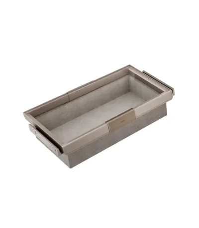 کشو لباس مخمل عرض 90 کرم رونیا مدل 6053190S سری ویولت