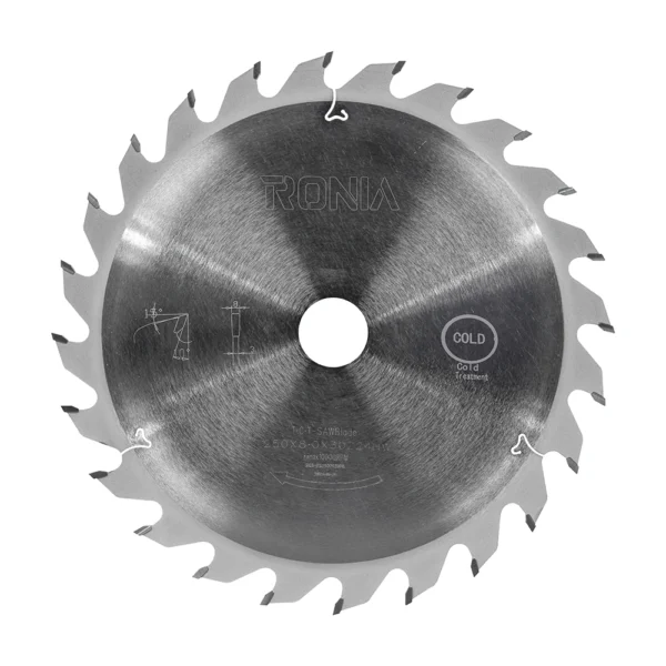 تیغ اره شیارزن 24 دندانه قطر 250 رونیا مدل RGS-GS2502430F8