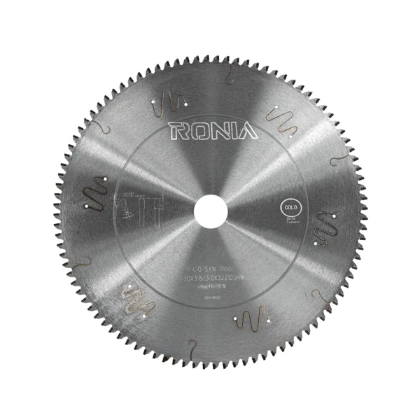 تیغ اره آلومینیوم بر دایموند 120 دندانه قطر 400 رونیا مدل RSB-AL40012032P