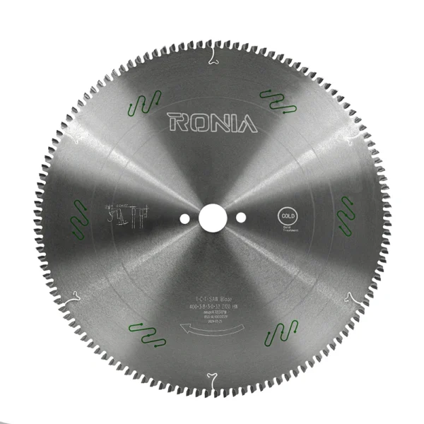 تیغ اره آلومینیوم بر 120 دندانه قطر 400 رونیا مدل RSB-AL40012032T