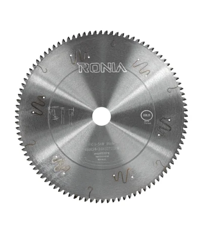 تیغ اره آلومینیوم بر دایموند 120 دندانه قطر 450 رونیا مدل RSB-AL45012032P